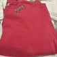 Embroidered Merry Neckline Comfort Colors Sweatshirt