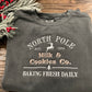 Embroidered North Pole Milk & Cookie Co Sweatshirt