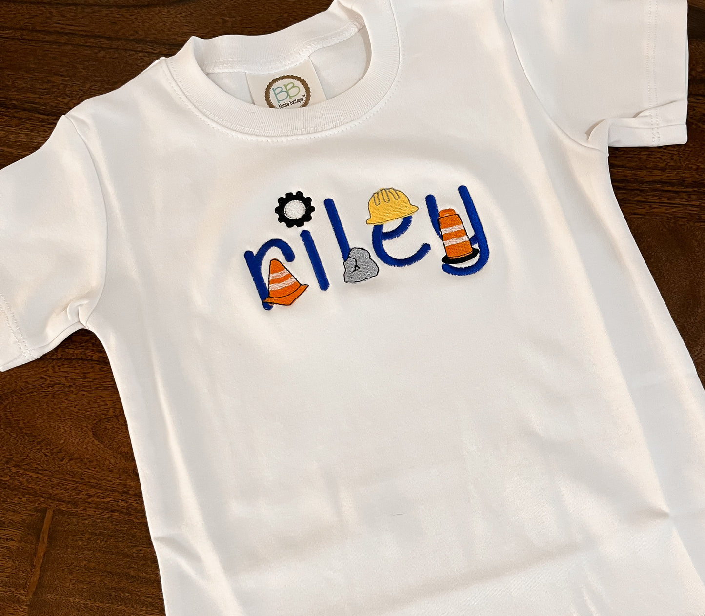 Personalized Construction Toddler and Kids Shirt